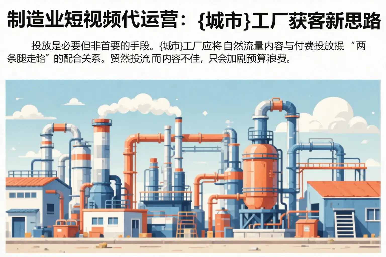 制造业短视频代运营：安次工厂获客新思路